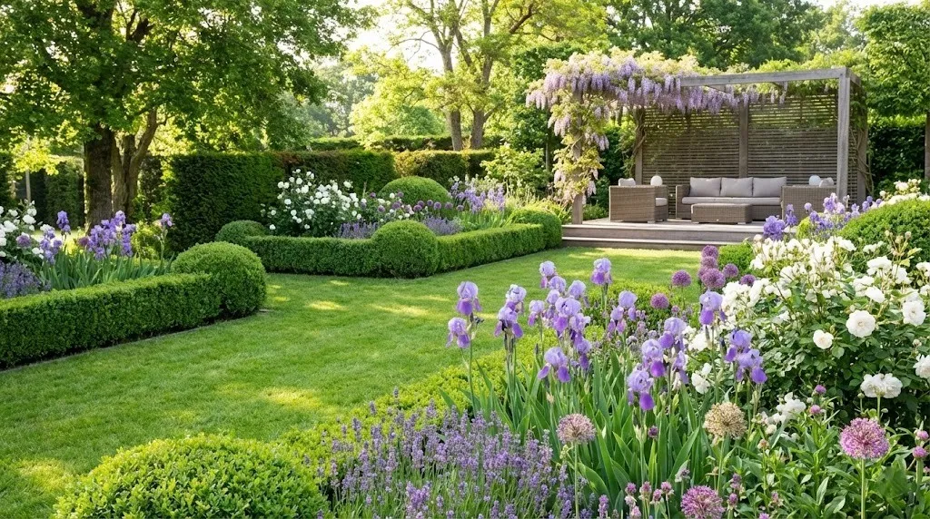 Aménagement complet jardin avec terrasse et pergola